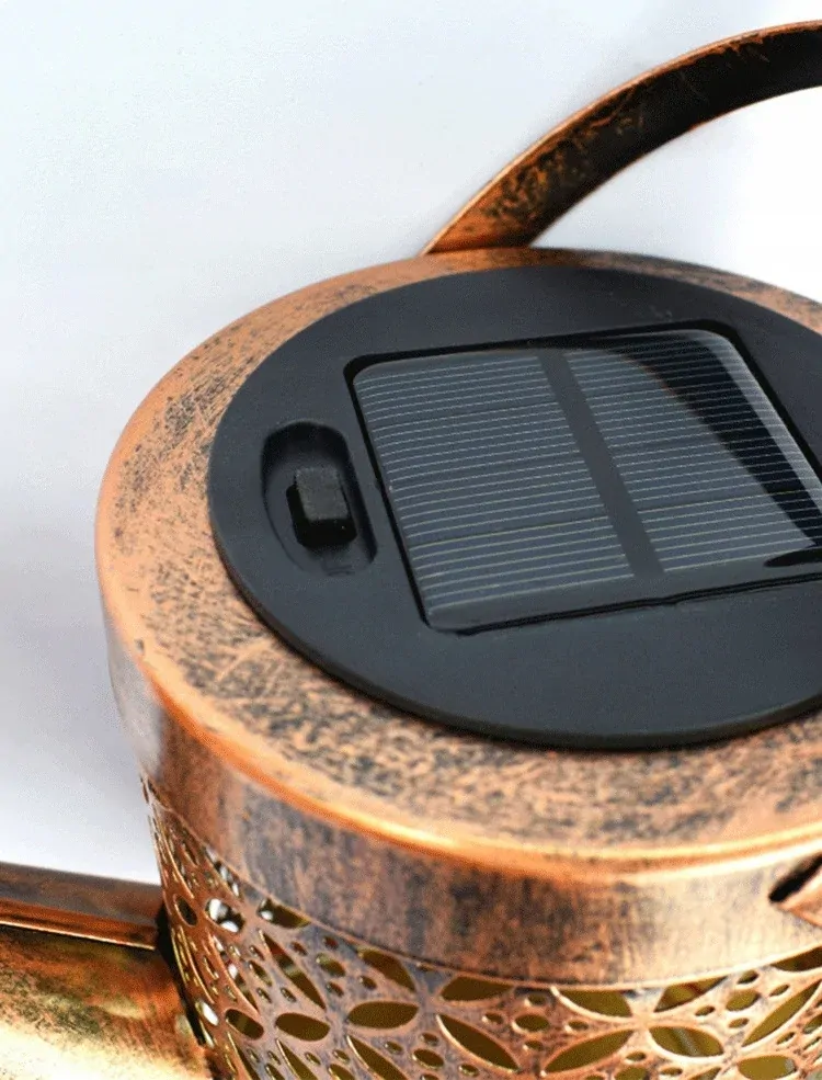 Veľká kanva solárne dekoratívne vonkajšie osvetlenie LED lampa