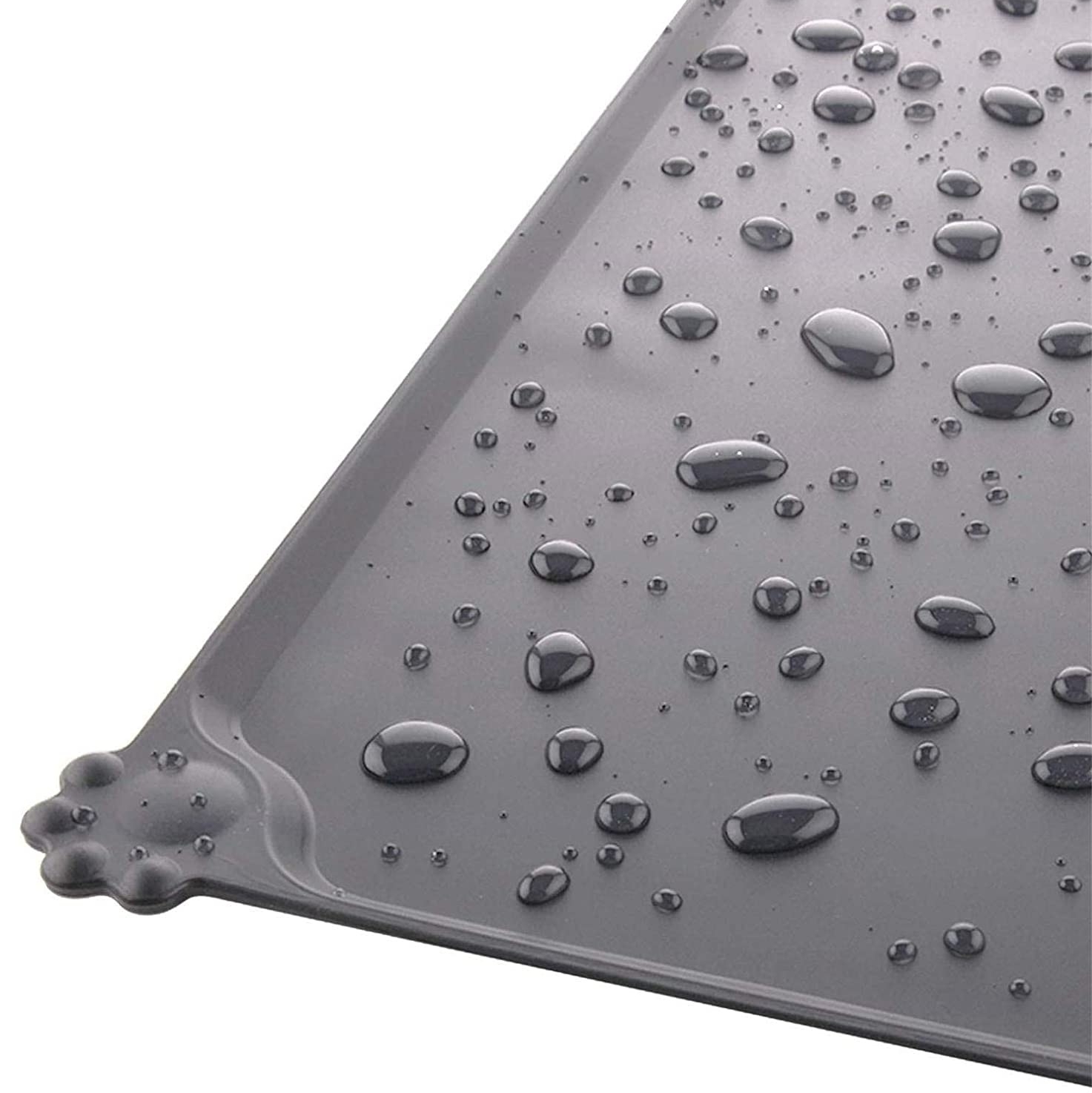 Protišmyková silikónová podložka pod misky pre miláčikov čierna