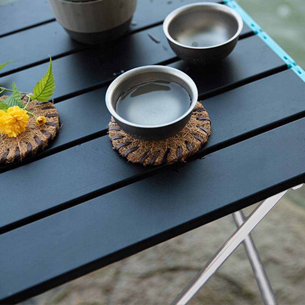 Prenosný záhradný stôl skladací stolík kempingový 56 cm