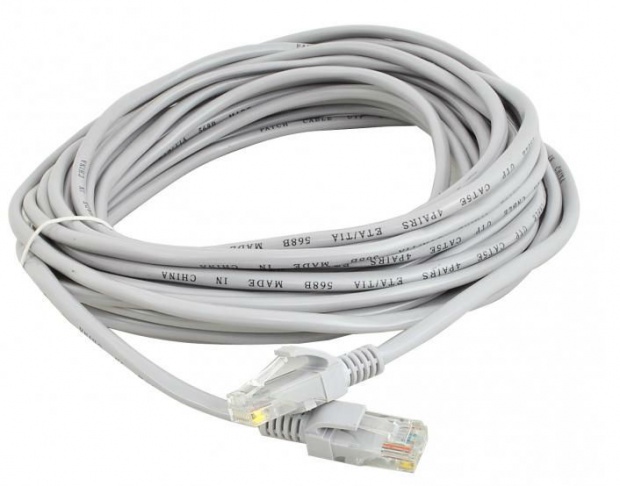 Síťové kábel + zástrčky lán ethernet rj45 5 metrov