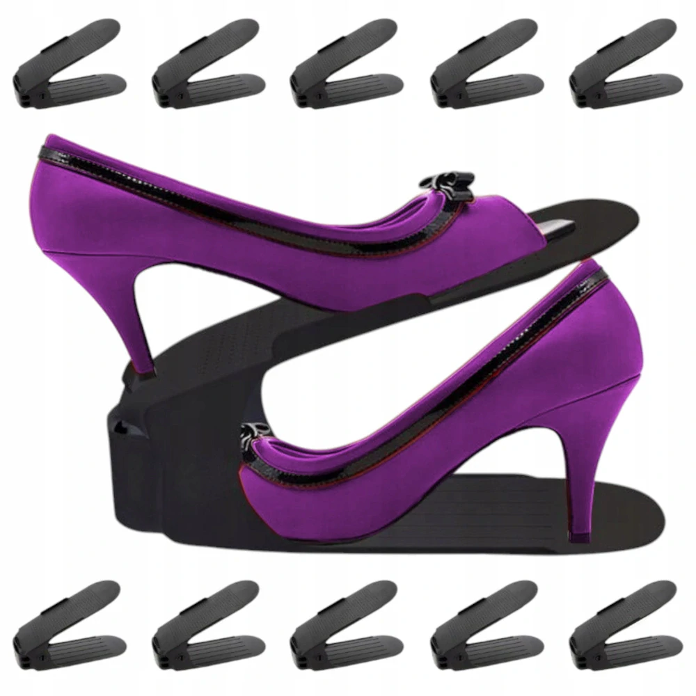 10x Organizér na topánky, polica na topánky do skrinky