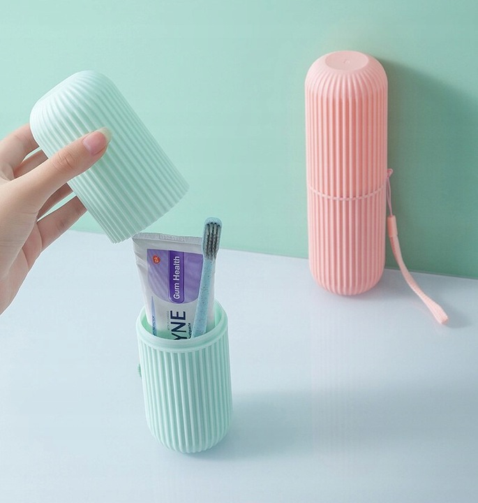 Prenosné cestovné púzdro na zubnú pastu a kefku