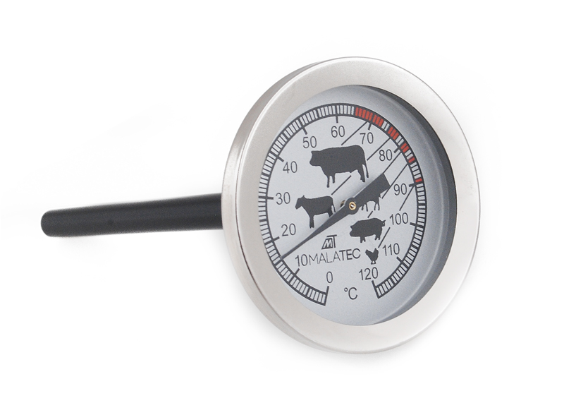 Bimetalový teplomer na pečenie 120C na mäso do mäsa