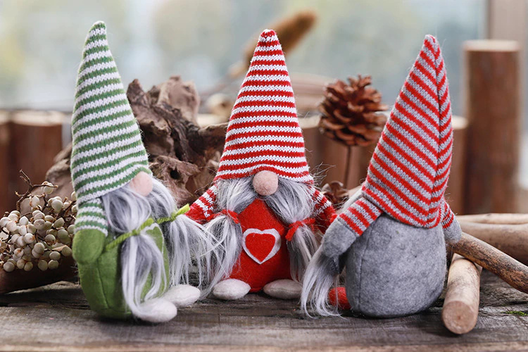 Vianočný škriatok elf gnome dekorácie