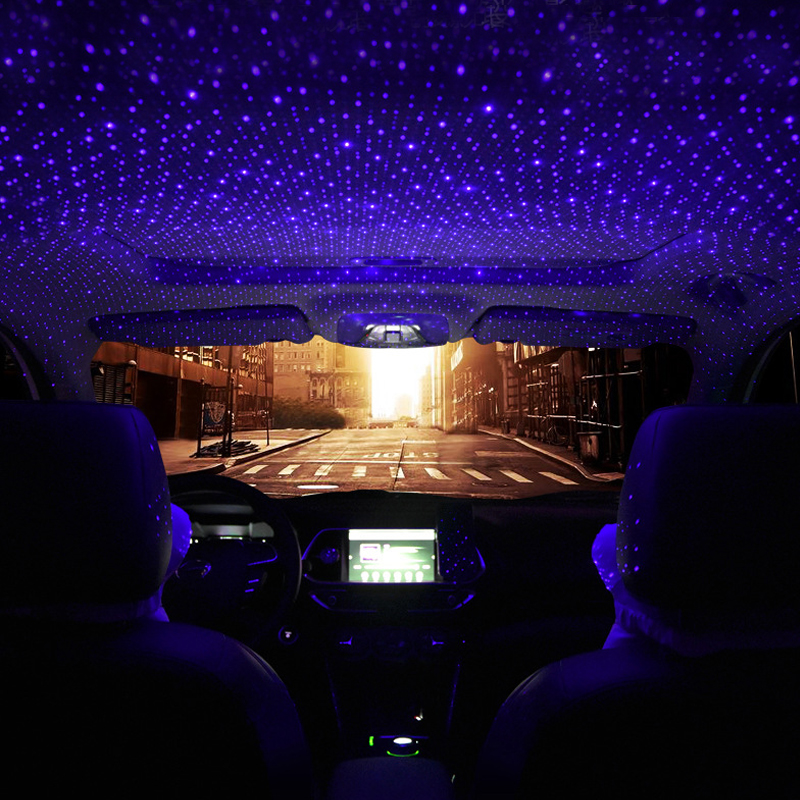 Projektor laserový hviezdny efekt svetlo LED pre auto