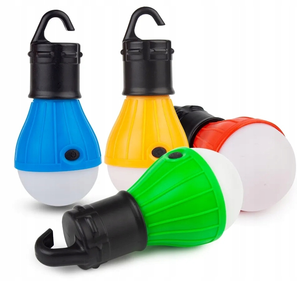 Outdoorová LED žiarovka na kempovanie lampa