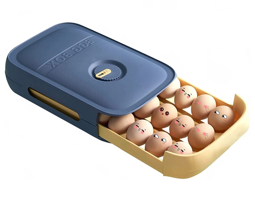 Plastový zásobník na uskladnenie vajec box na vajíčka