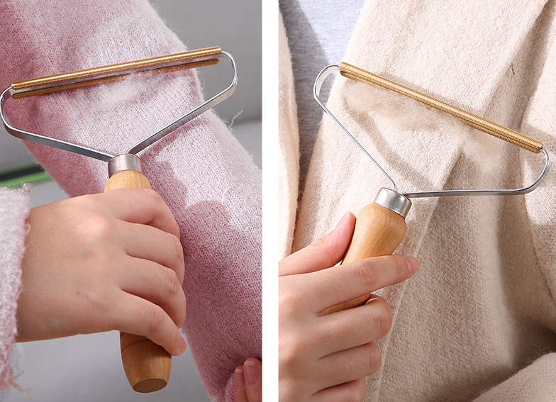 Holiaci strojček na oblečenie svetre hrebeň na chlpy