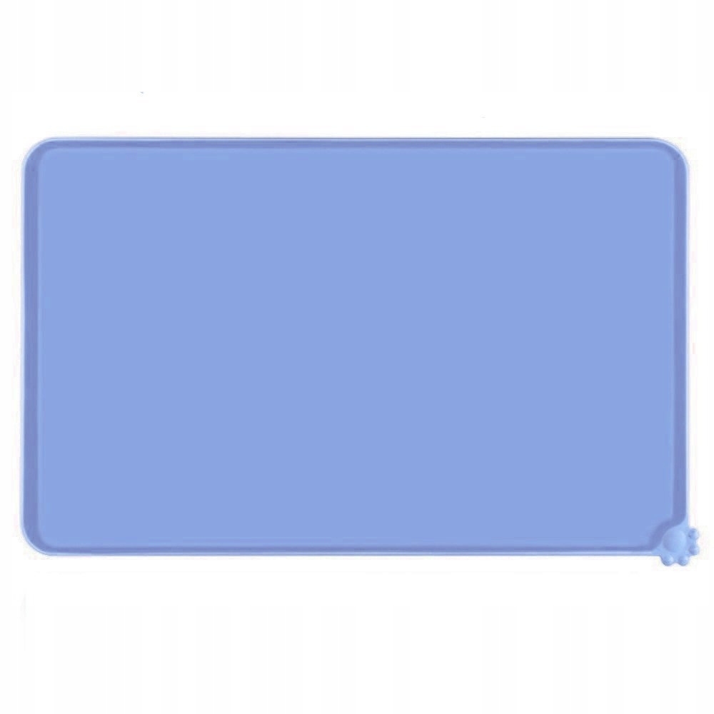 Protišmyková silikónová podložka pod misky pre miláčikov modrá