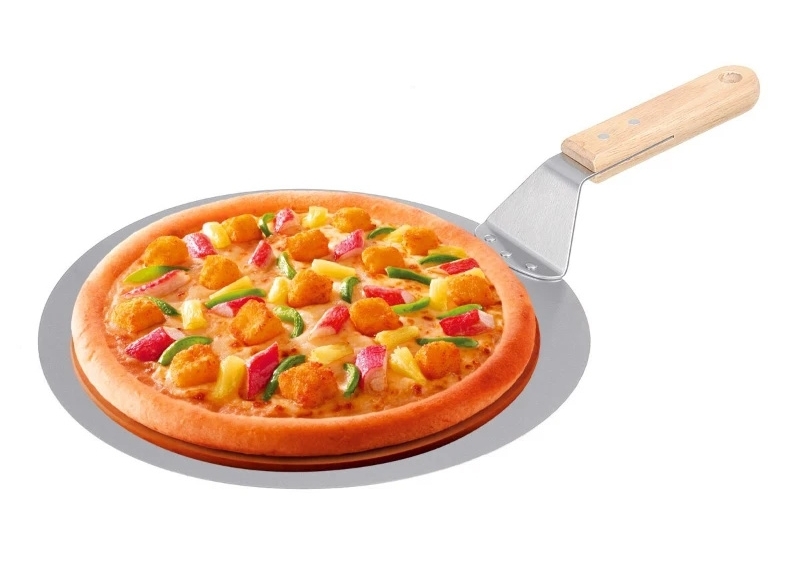 Lopata na pizzu oceľová okrúhla 30cm