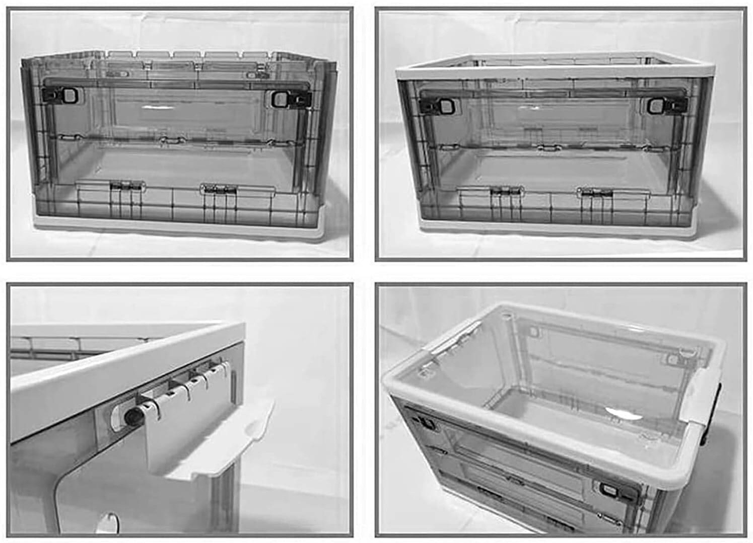 Skladací plastový box organizér modulárna skrinka kolieska