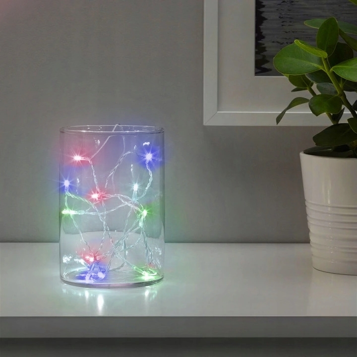 Reťaz na batérie 10 LED cencúľ lampičky