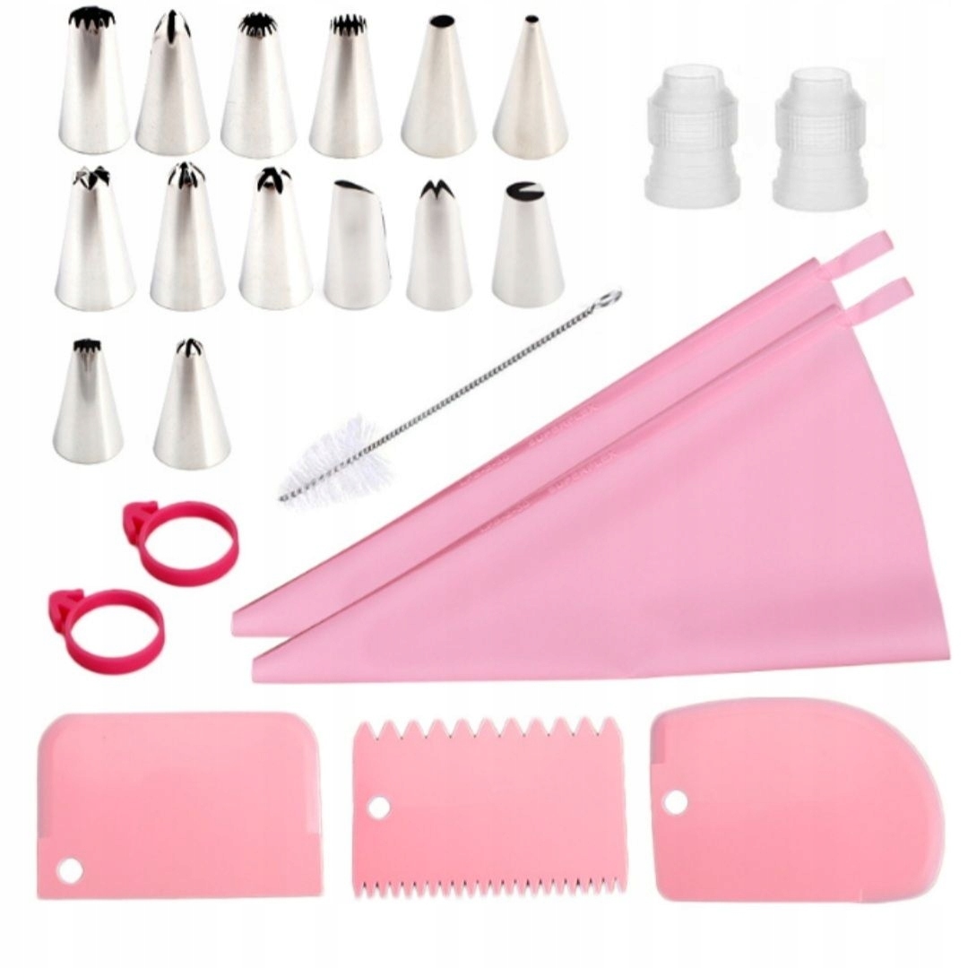 Cukrársky rukáv vrecká na zdobenie sada cukrárskych hrotov
