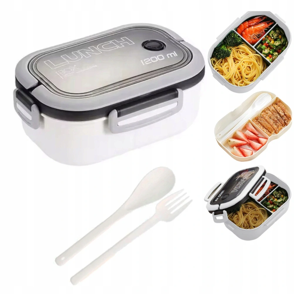 Nosič na jedlo s priehradkami obedový desiatový box 1200 ml