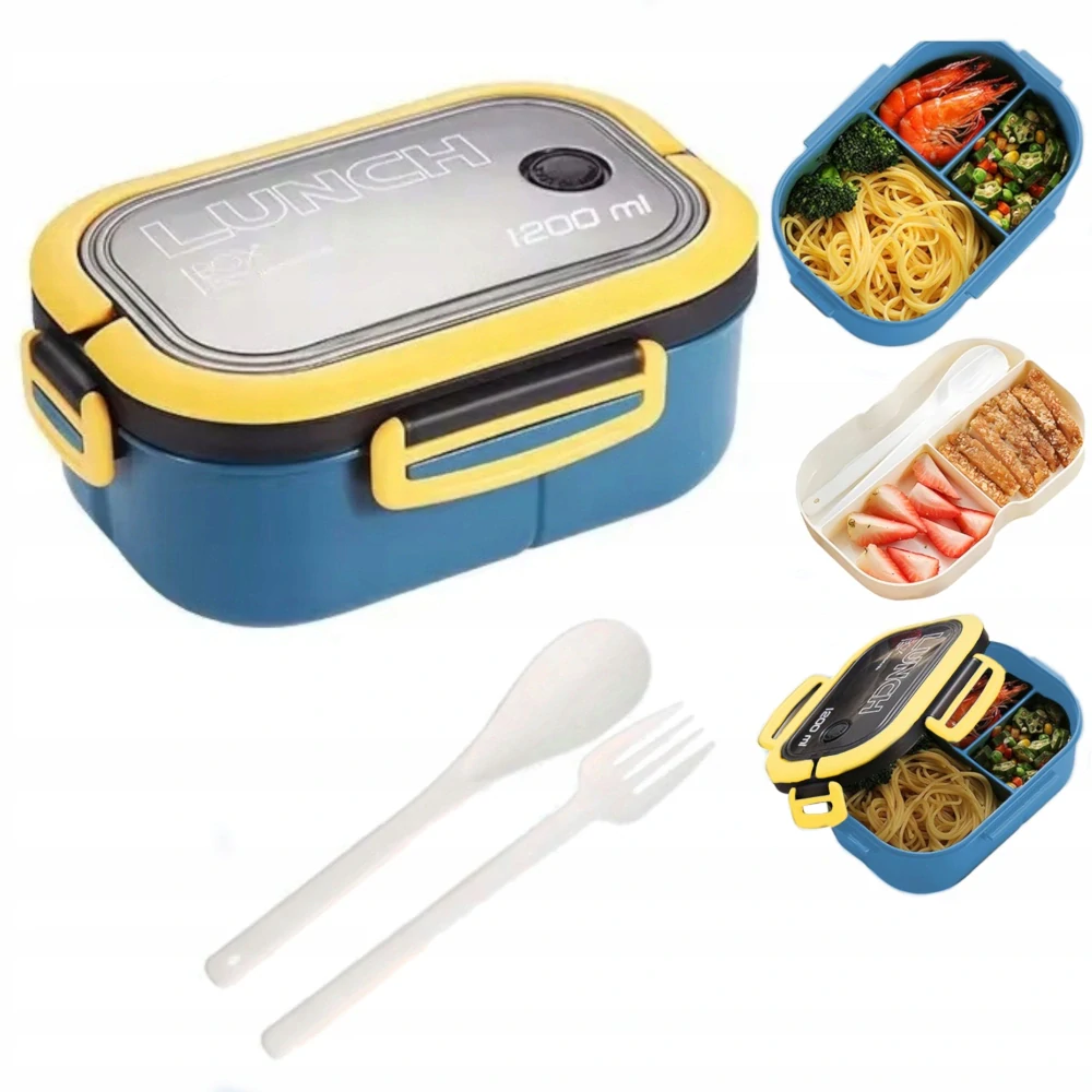 Nosič na jedlo s priehradkami obedový desiatový box 1200 ml