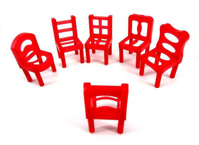 Padajúce stoličky rodinná hra 18 stoličiek