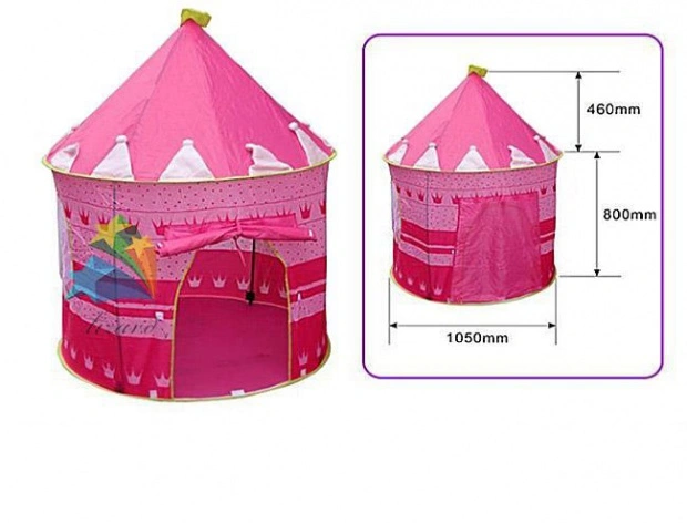 Detský látkový stan - palác RUŽOVÝ