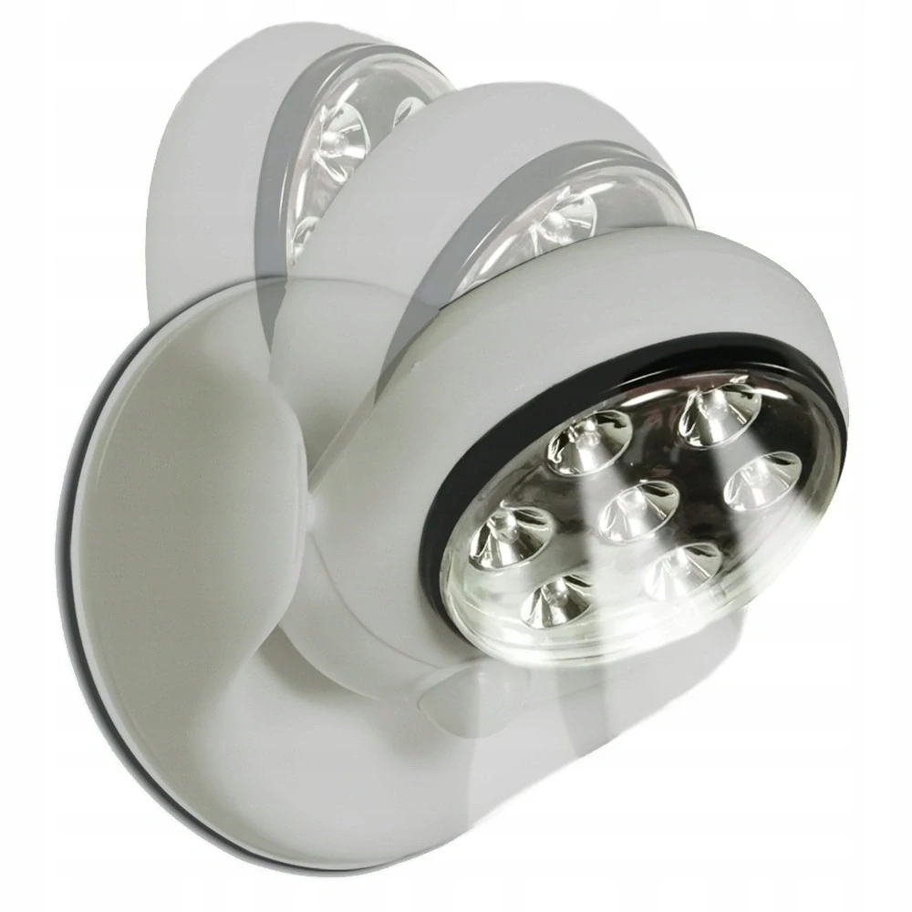 Led lampa s pohybovým senzorom napájaná z batérií bezdrôtová, 360°C 4 x AA
