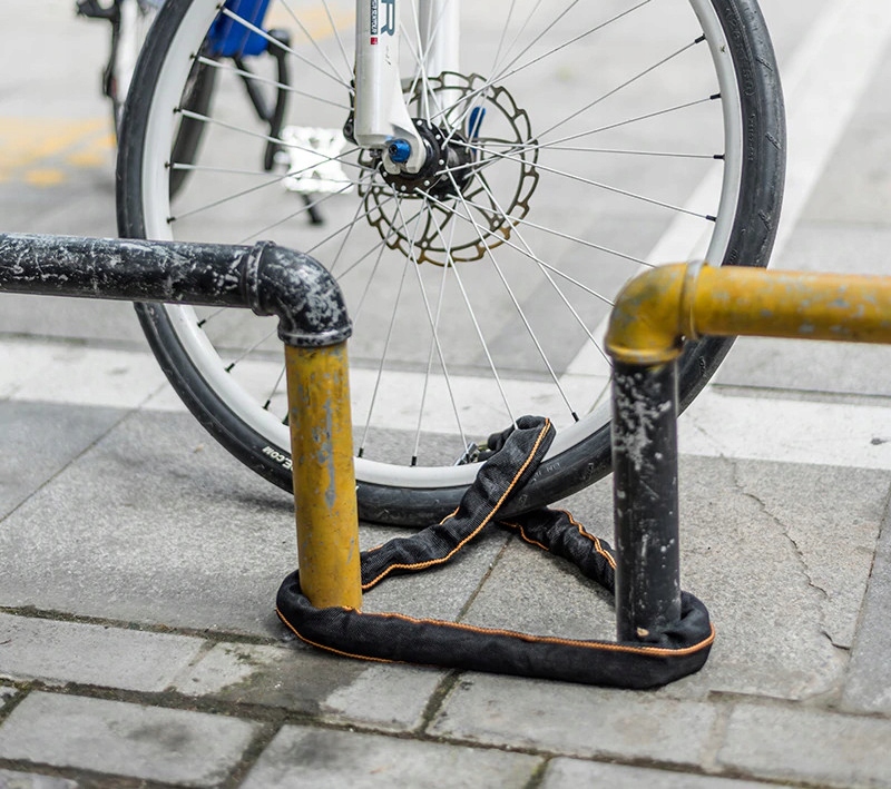 Bezpečnostný reťazový zámok na bicykel motorku 70cm