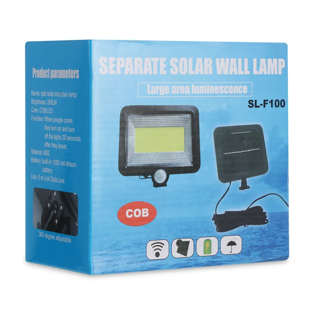 Solárne vonkajšie 100 LED osvetlenie pohybový senzor