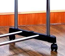 Vešiak na šaty – dvojposchodový s nastaviteľnou výškou