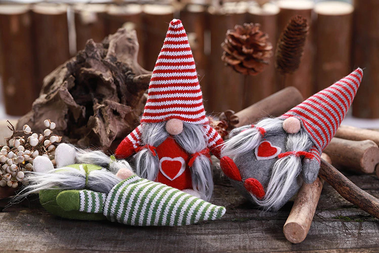 Vianočný škriatok elf gnome dekorácie