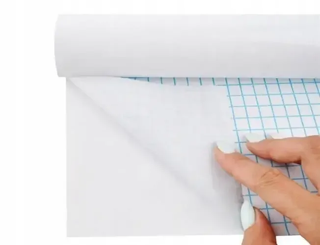 Biela samolepiaca tabuľa na kriedy + fixka 200x45cm