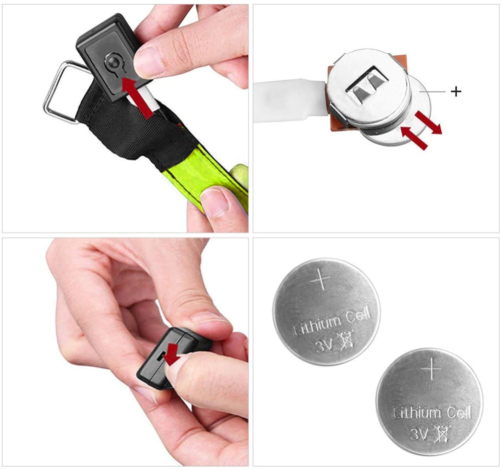 Reflexní bezpečnostní páska s LED osvětlením