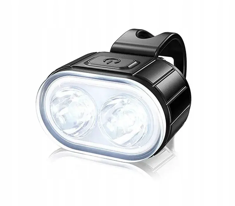 Vodeodolné LED svetlá na bicykel, súprava predná + zadná
