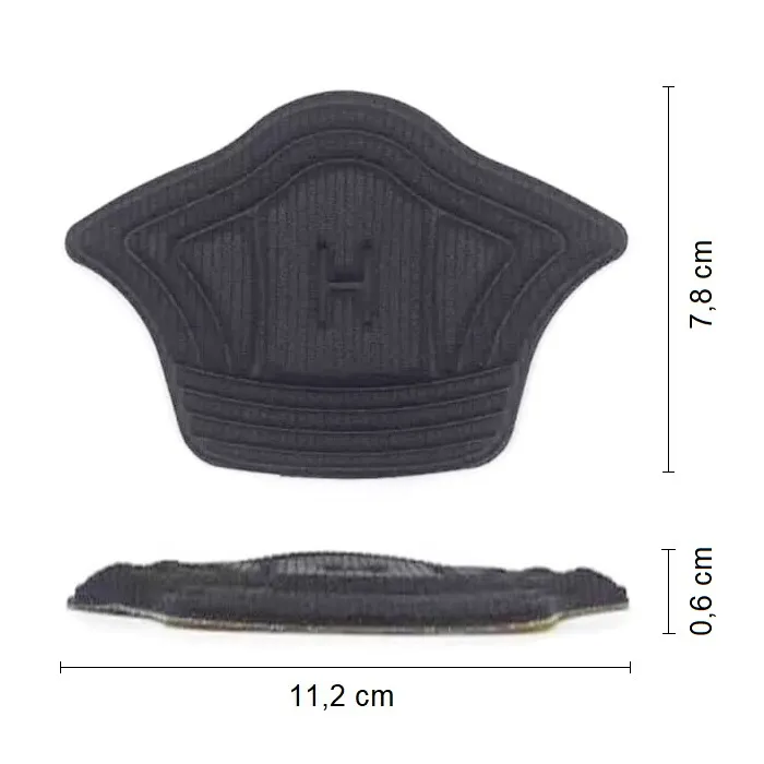 Pätové vložky do topánok proti otlakom lepiace 6mm