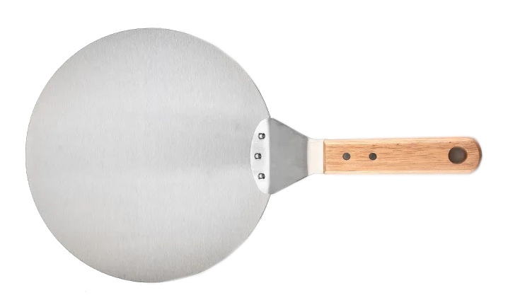 Lopata na pizzu oceľová okrúhla 30cm