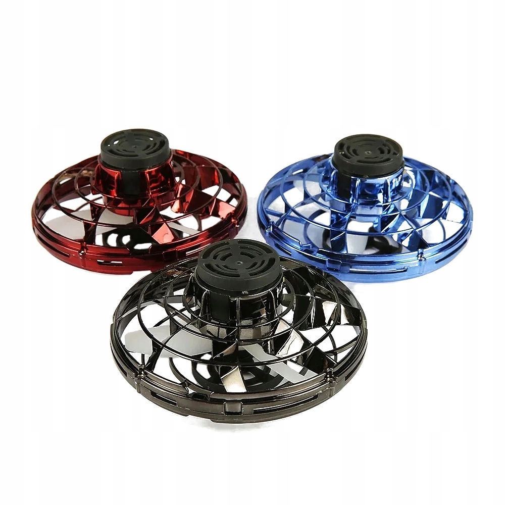 Lietajúci disk UFO levitujúci drone s LED svetlom Flying spinner