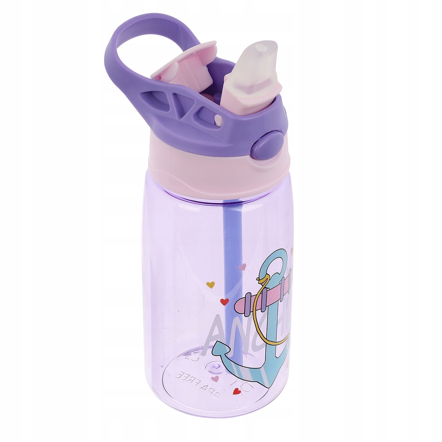 Detská fľaša na vodu 480 ml so slamkou pre deti