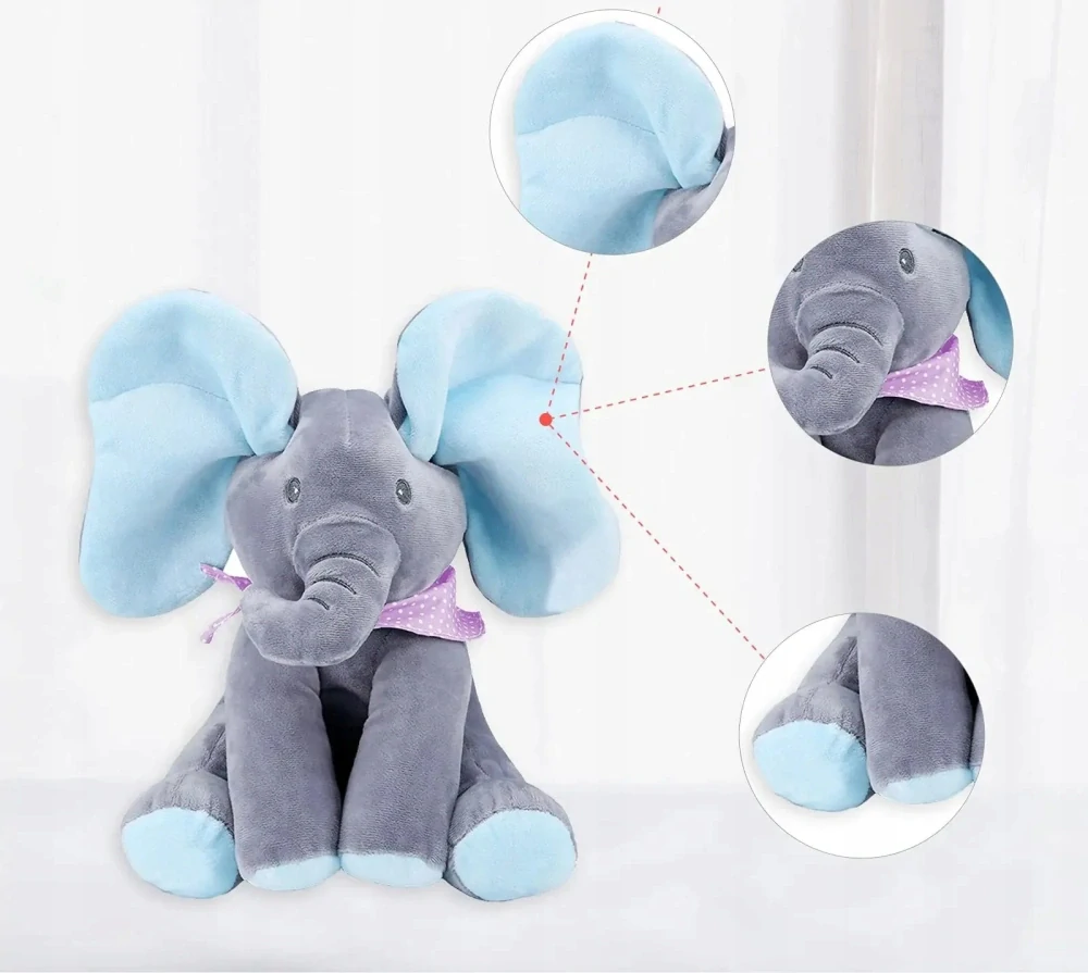 Interaktívne spievajúce plyšové sloníne