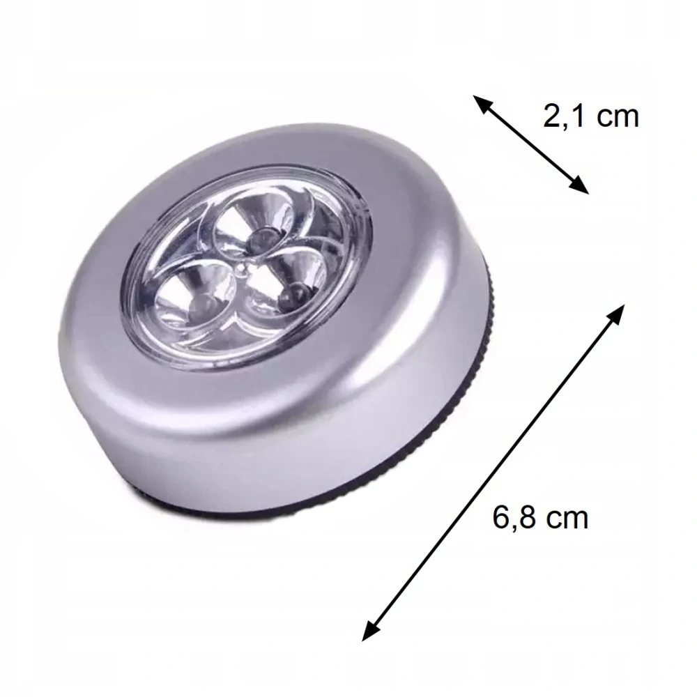 Bodová samolepiace svietidlo 3 LED lampa lampička