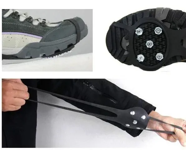 Protišmykové návleky na topánky turistické nešmýky