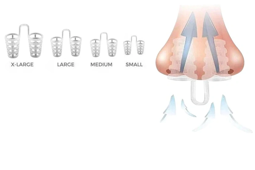 Nosový chránič proti chrápaniu na spanie 4ks