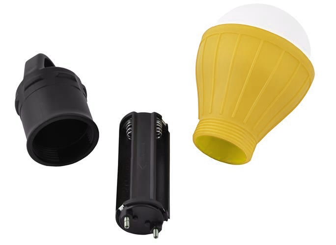 Outdoorová LED žiarovka na kempovanie lampa