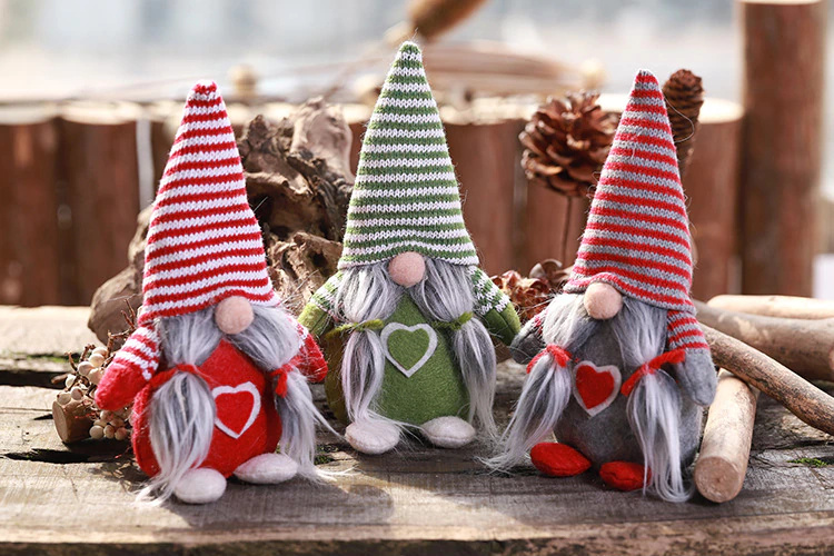 Vianočný škriatok elf gnome dekorácie