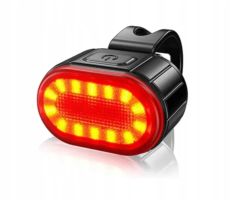 Vodeodolné LED svetlá na bicykel, súprava predná + zadná