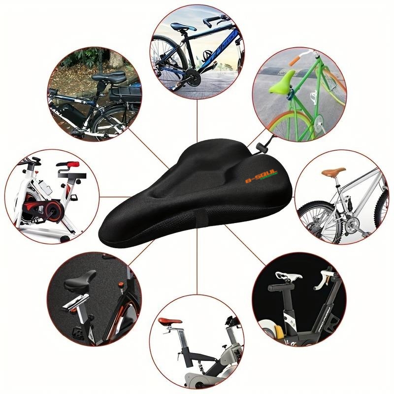 Sedadlo sedadla na sedlové sedlo 3D na bicykli