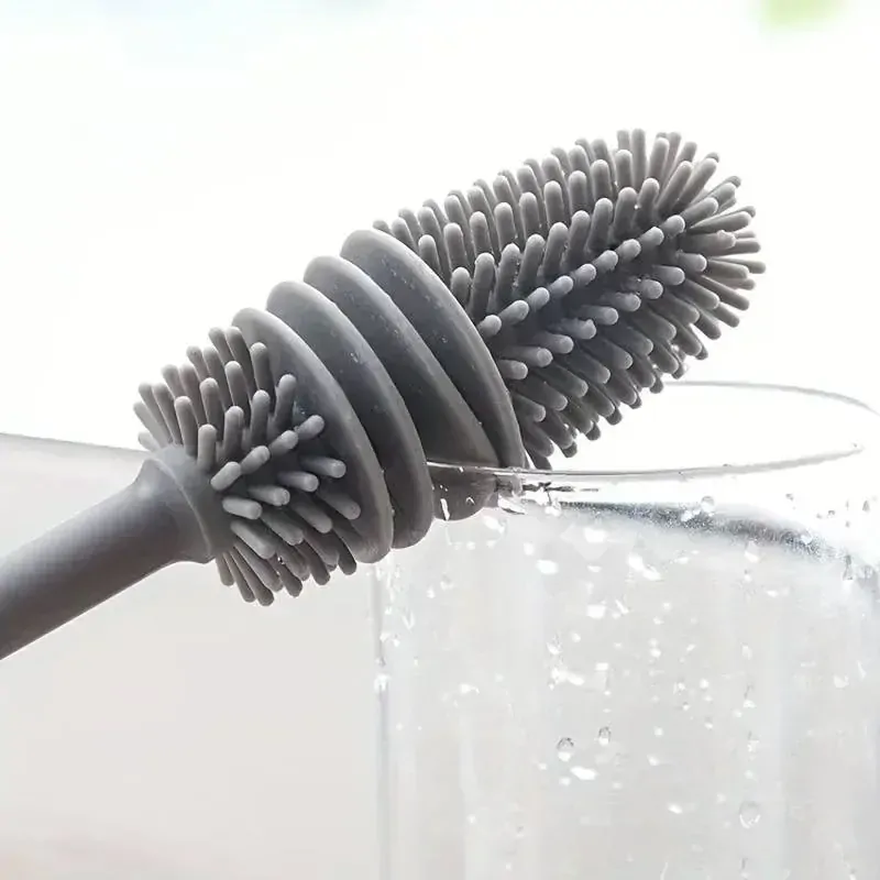 Silikónová kefa na čistenie fliaš
