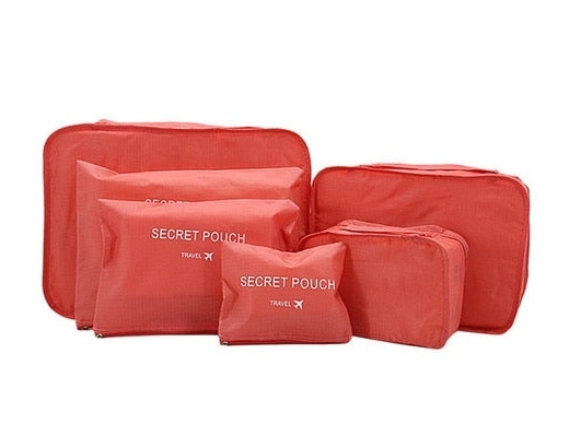 Turistický cestovný organizér na kufor do lietadla 6 prvkov