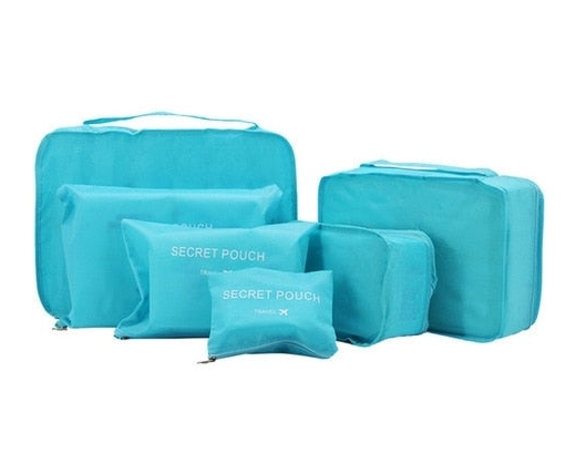 Turistický cestovný organizér na kufor do lietadla 6 prvkov