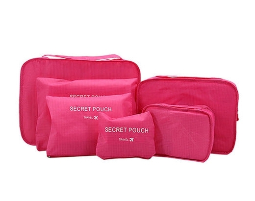 Turistický cestovný organizér na kufor do lietadla 6 prvkov