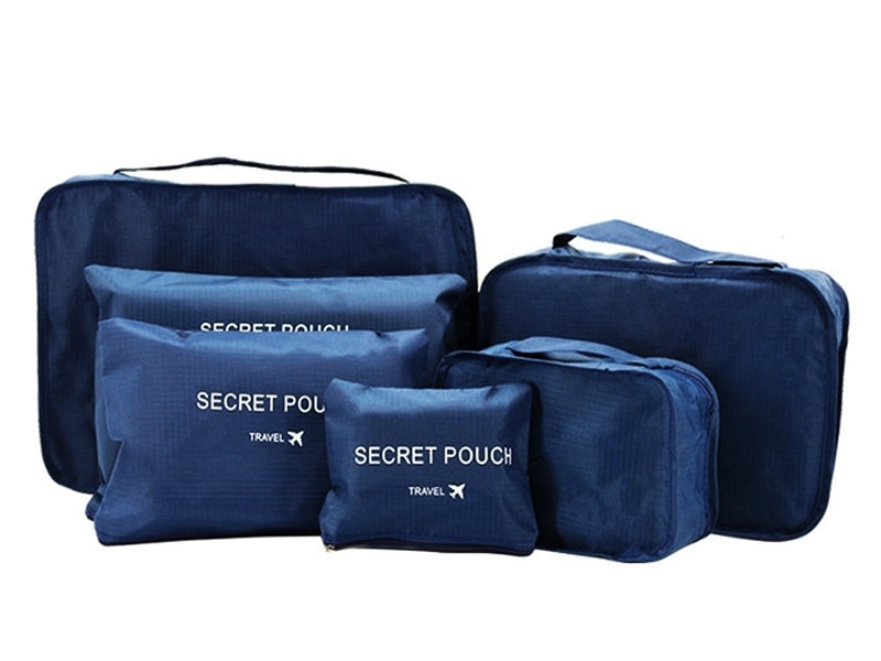 Turistický cestovný organizér na kufor do lietadla 6 prvkov