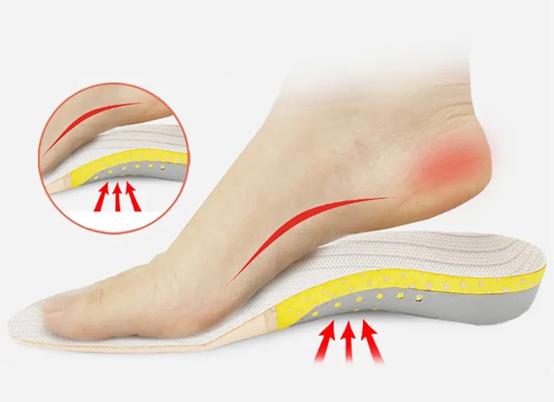 Korekčné ortopedické vložky do topánok na plochú nohu 35-40