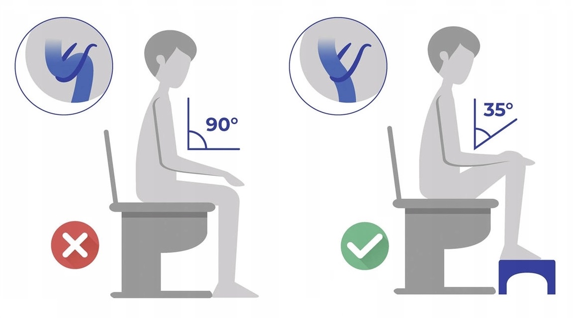 Stolička k toalete podnožka podstavec k toalete na WC