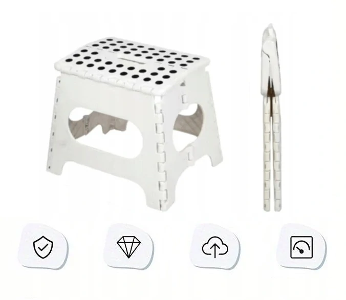 Taburet skladací schodík pevná stolička 22 cm