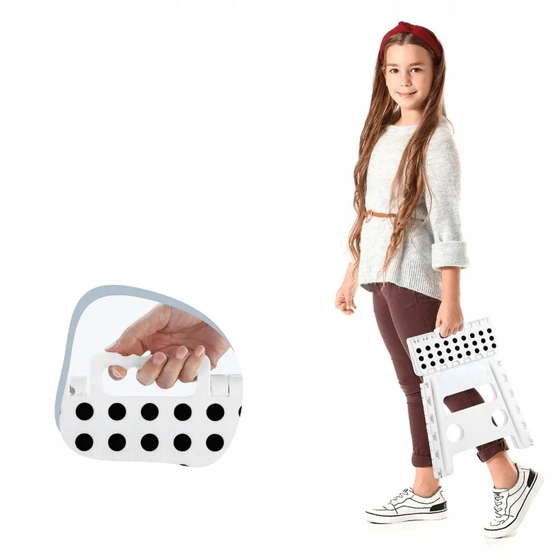 Taburet skladací schodík pevná stolička 40 cm
